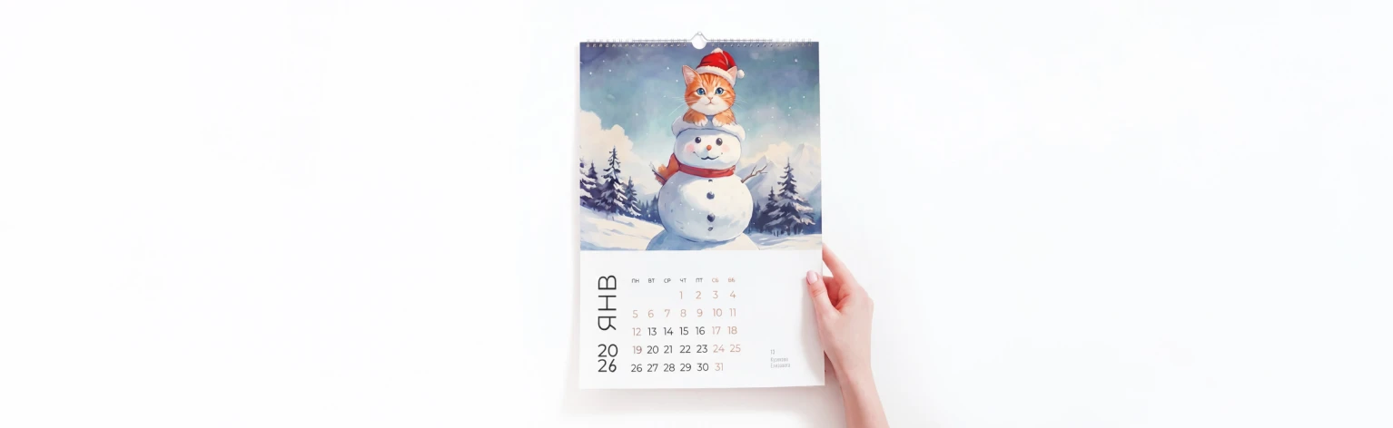 Печать календарей оптом